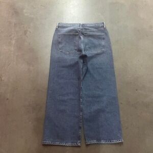 Agolde women's‎ blue wide leg jeans flare loose 30